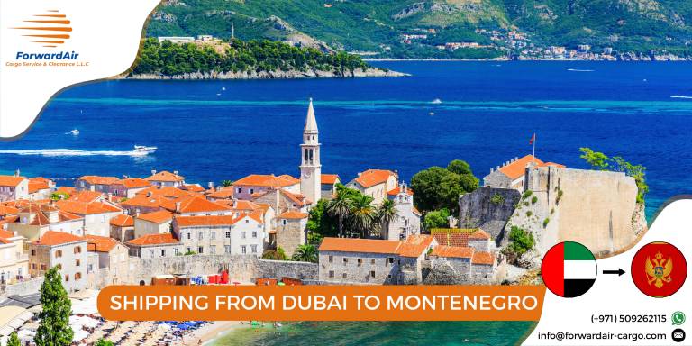 SHIPPING FROM DUBAI TO MONTENEGRO