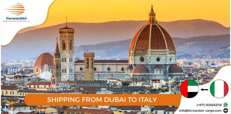 SHIPPING FROM ITALY TO DUBAI