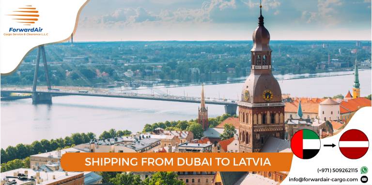 SHIPPING FROM DUBAI TO LATVIA