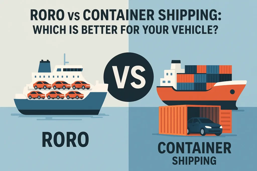 RORO vs Container Shipping RORO vs Container